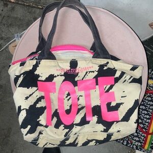 Marc by Marc Jacobs Pink and Black Tote Bag